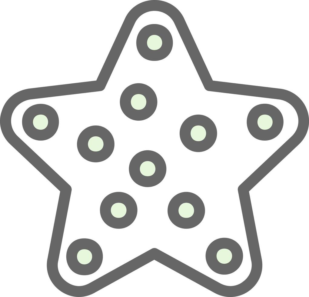 design de ícone de vetor de estrela do mar