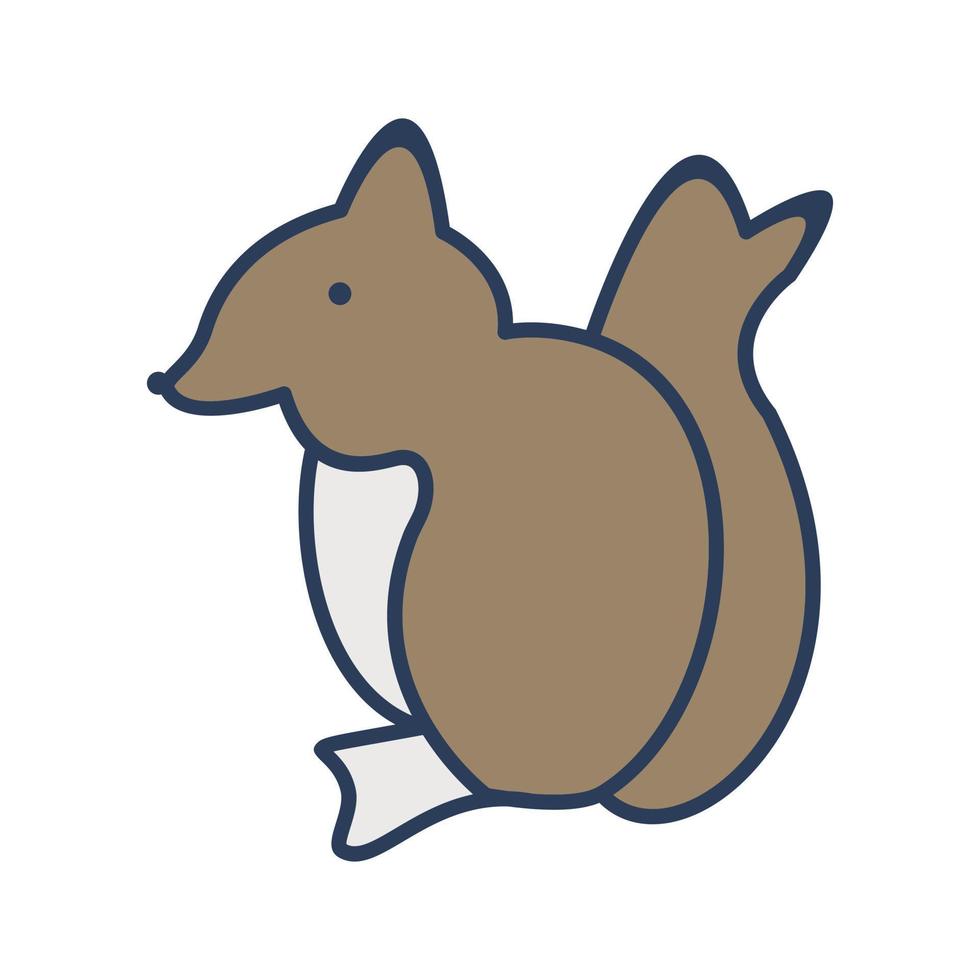 ícone de vetor de esquilo