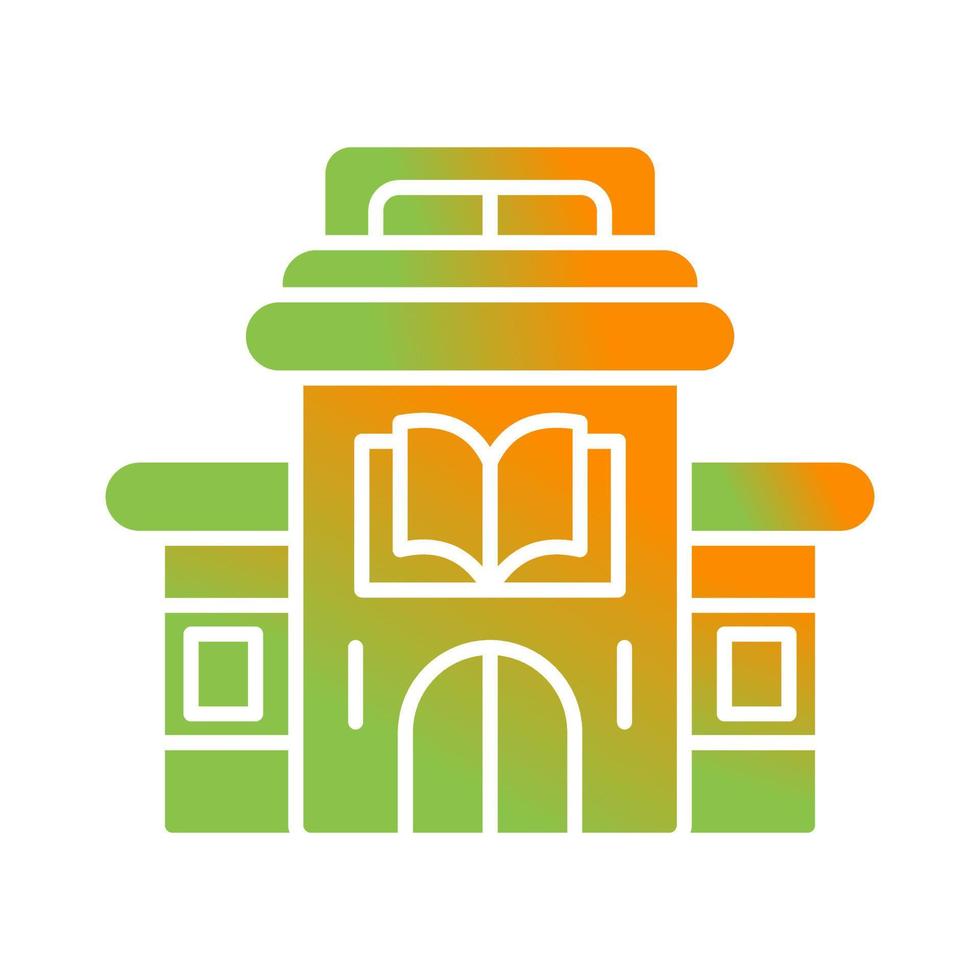 ícone de vetor de biblioteca