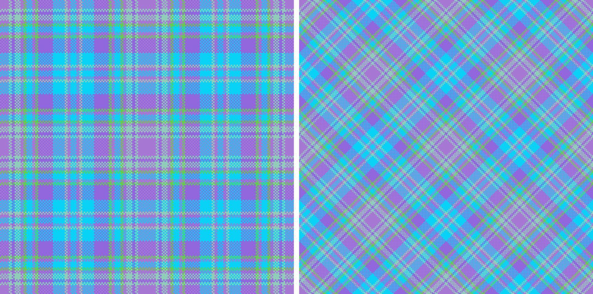 verificação de vetor de tecido. padrão xadrez tartan. textura sem costura têxtil de fundo.