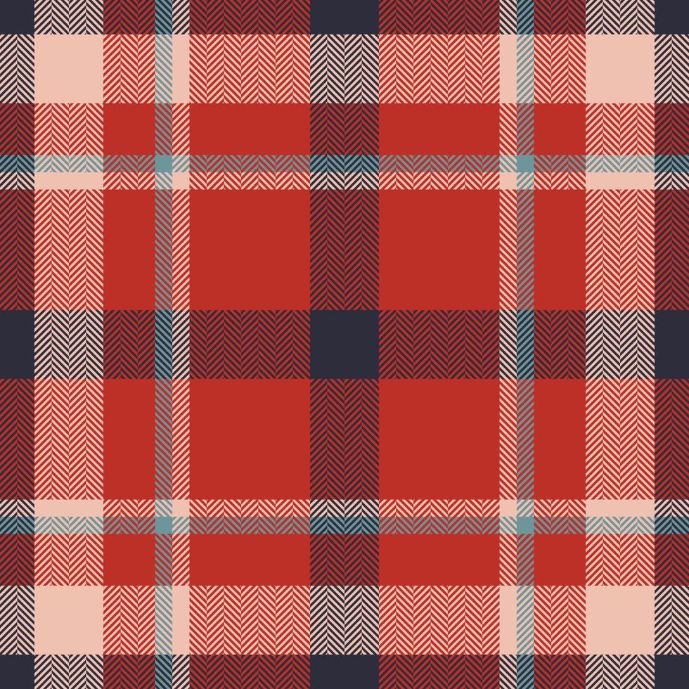 Vetores de Textura De Tecido Sem Costura Xadrez Tartan Vermelho e