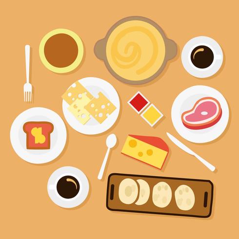 Vector Gratuito de Fondue de Queijo