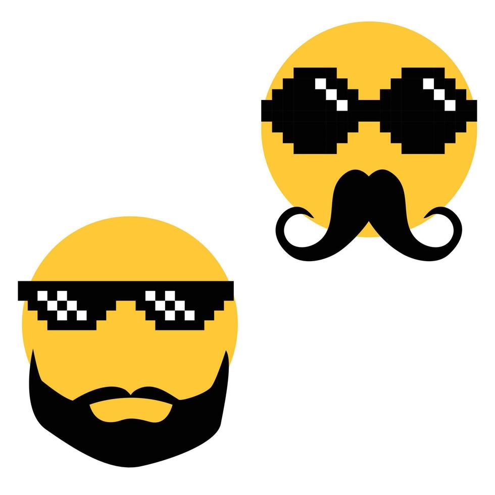 emoji de vida de bandido vetor