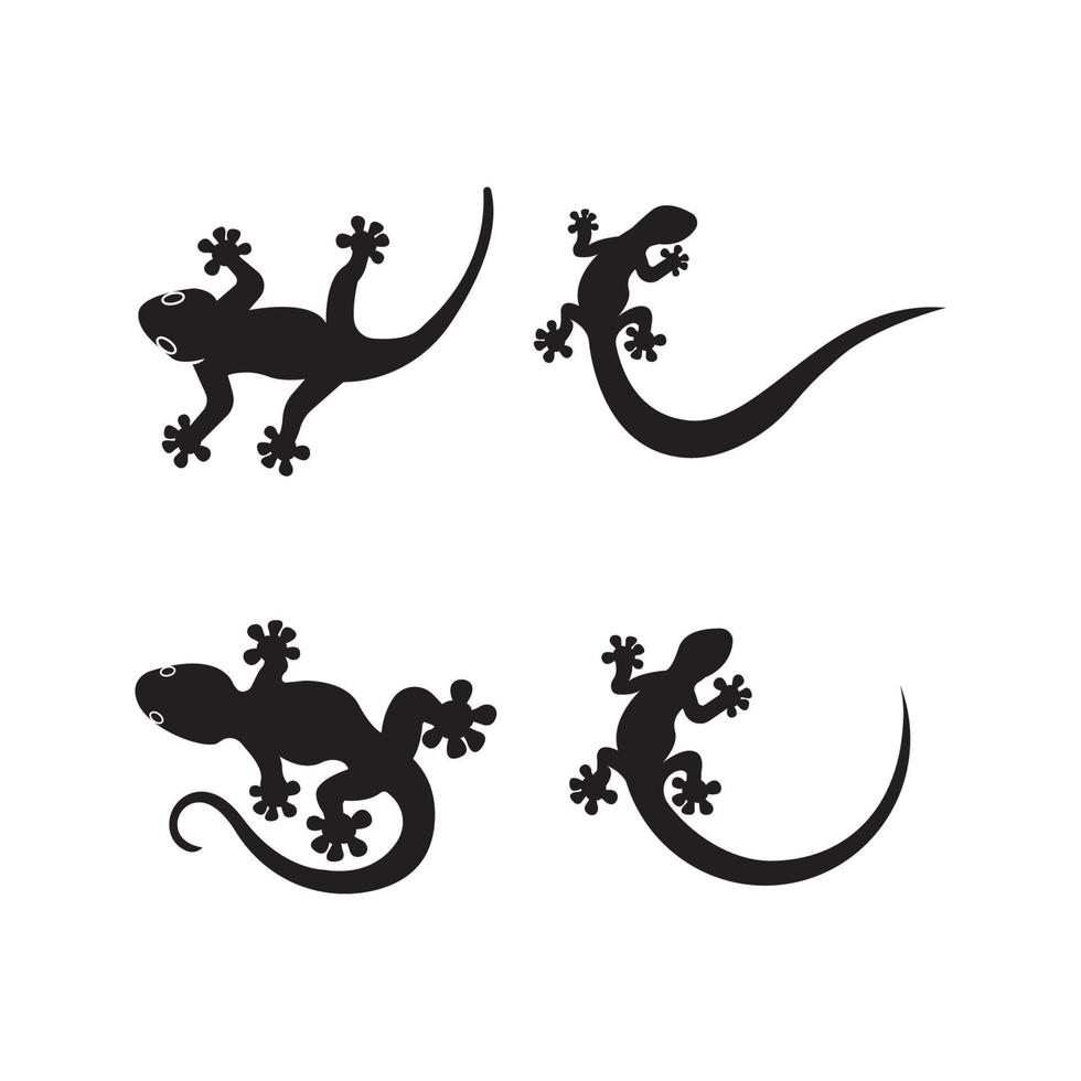 ilustração de ícone de vetor de lagarto de casa design simples