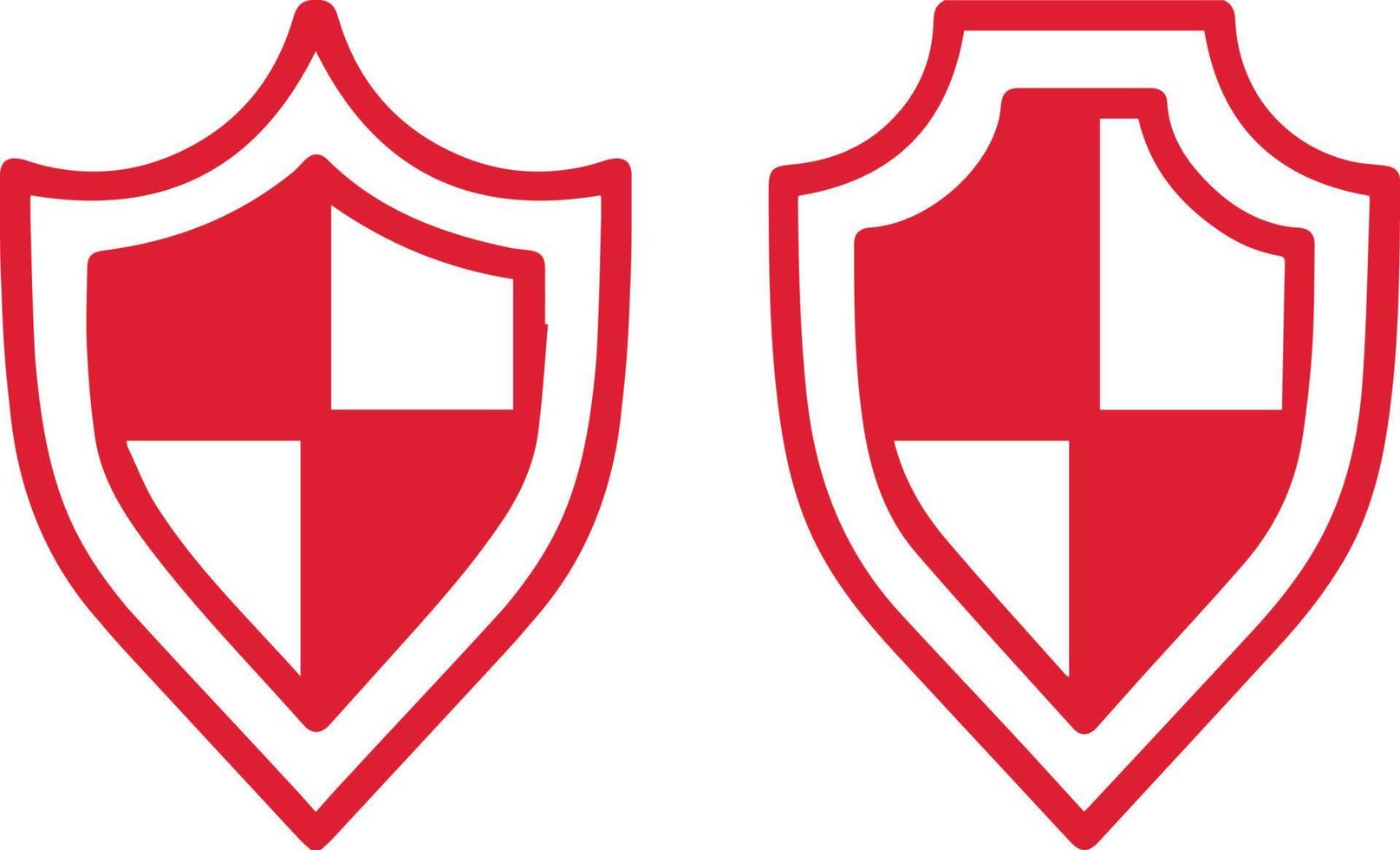 ícone de sinal de escudo. proteção do usuário. guarda. seguro. design de sinal de segurança do usuário vetor