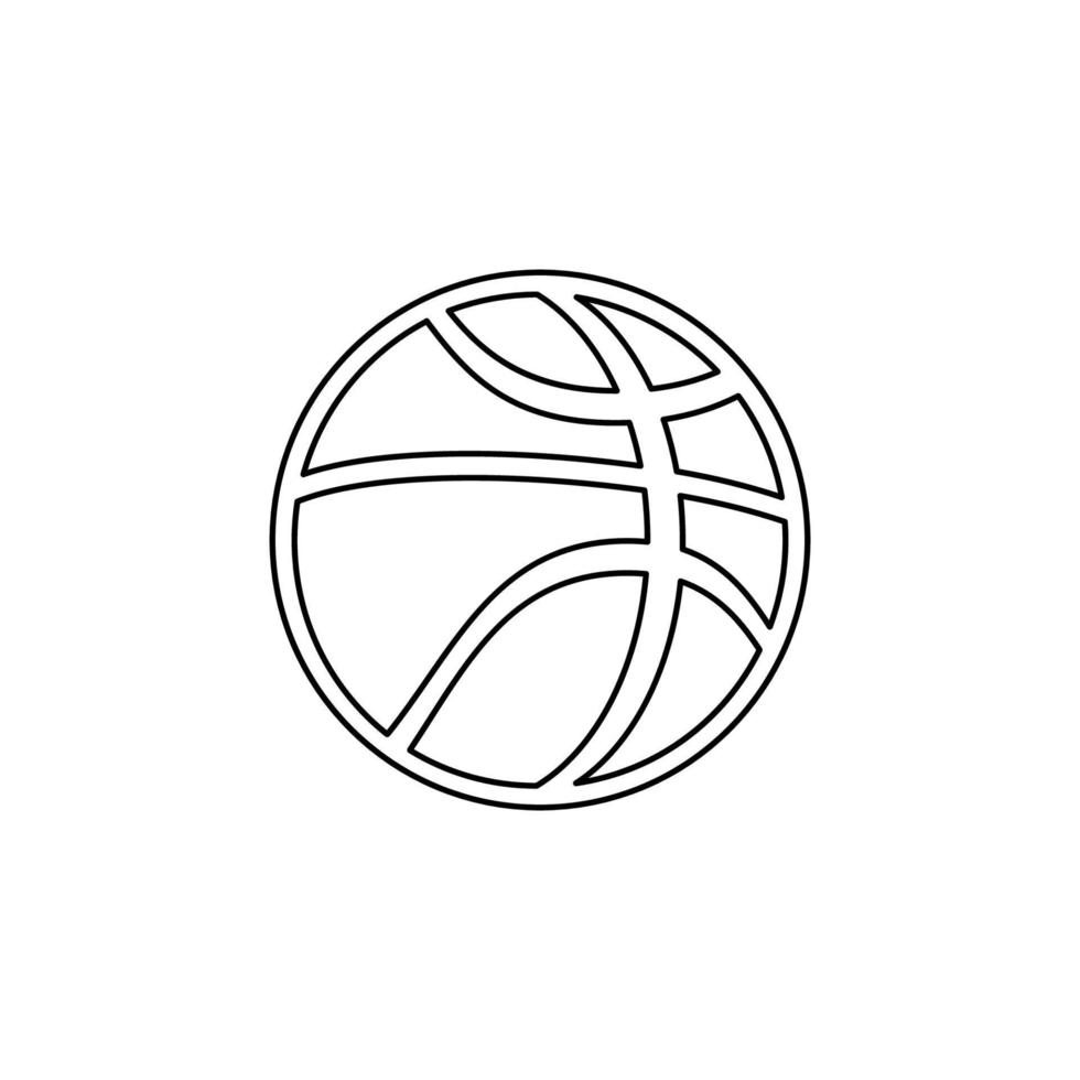 vetor de ícone de basquete