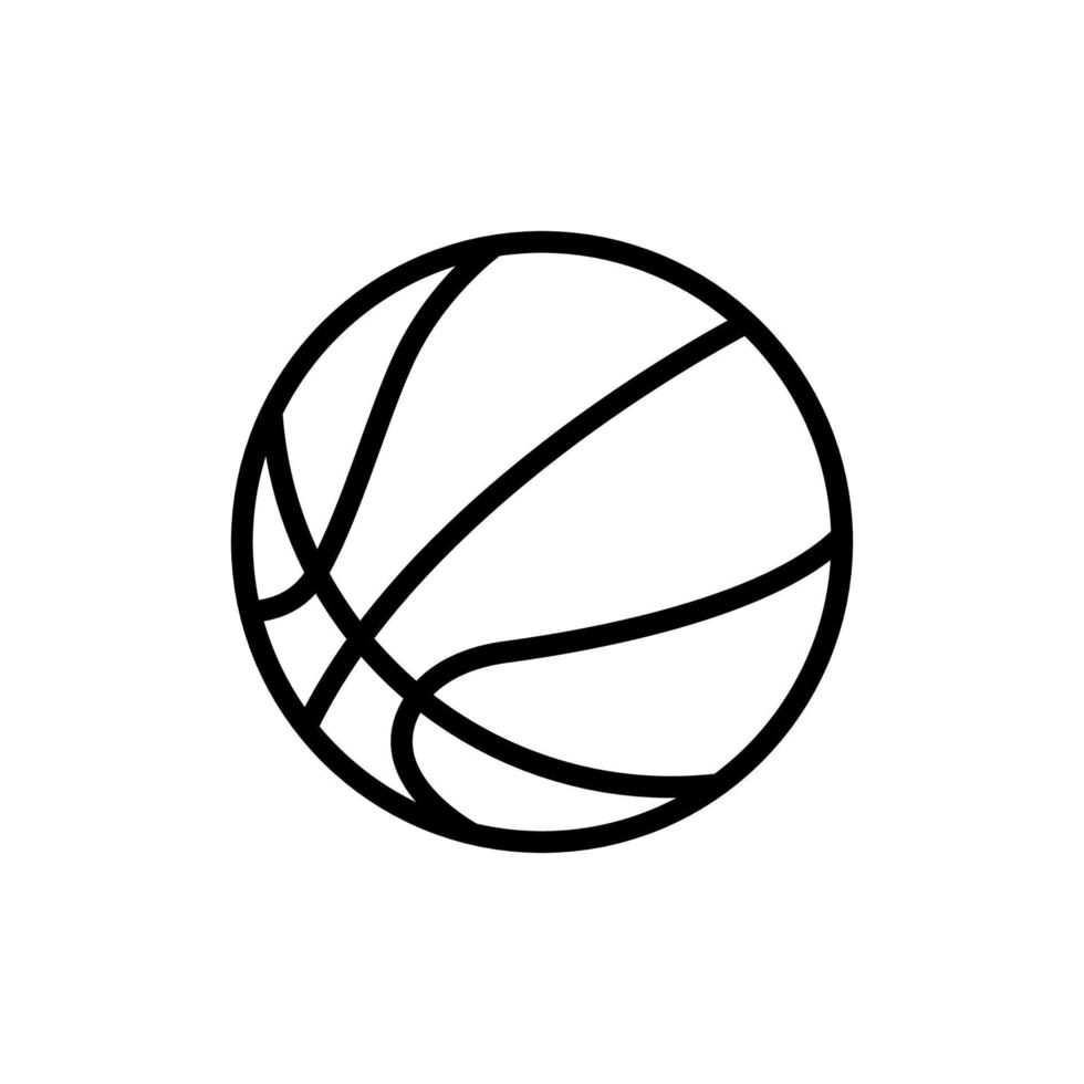 modelo de vetor de design de ícone de basquete
