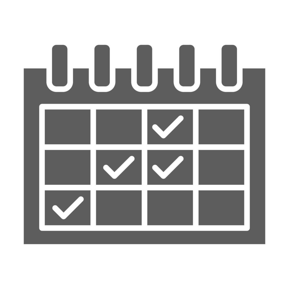 ícone de calendário de eventos, adequado para uma ampla gama de projetos criativos digitais. feliz criando. vetor