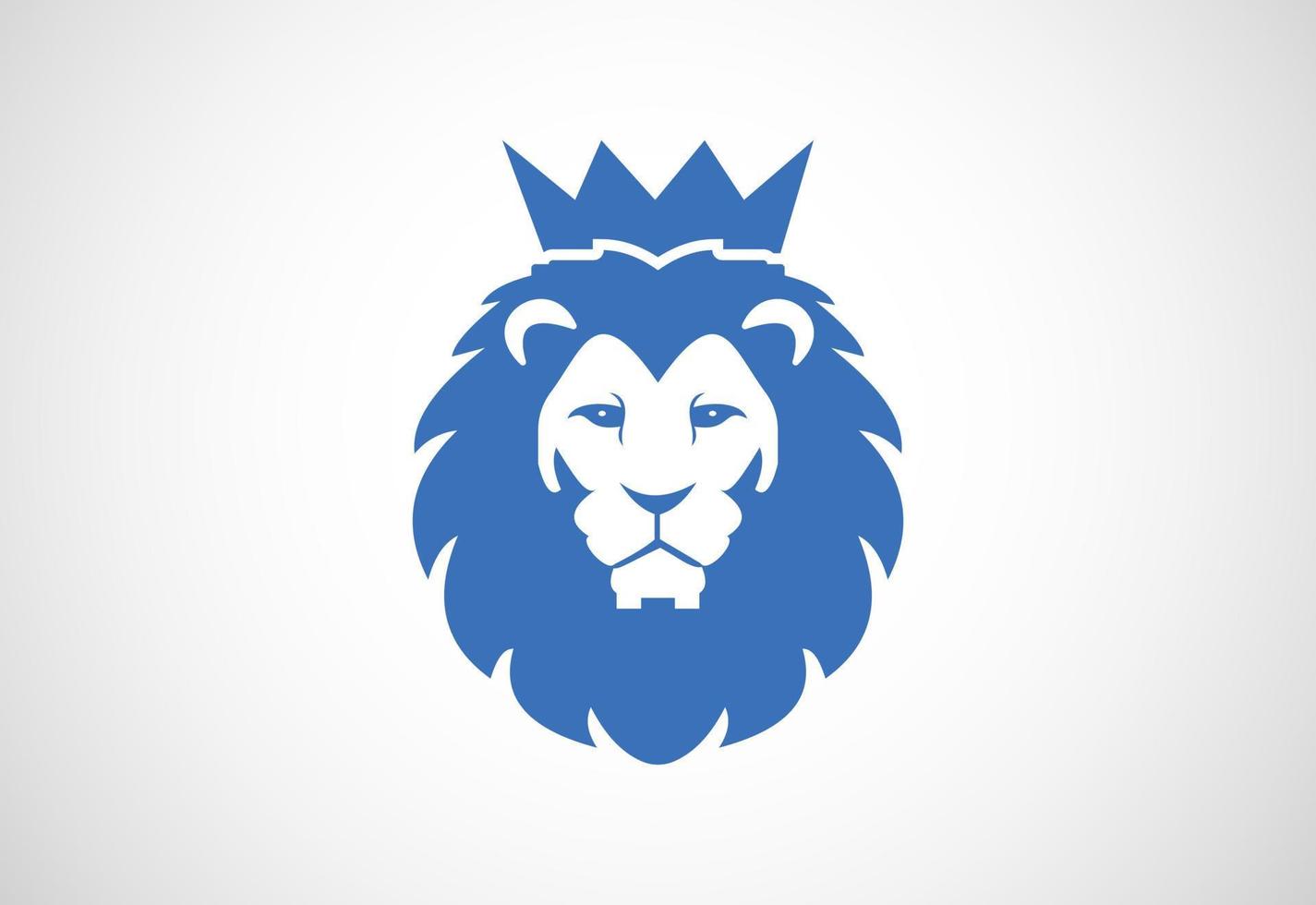 o design do logotipo do leão, modelo de design vetorial vetor