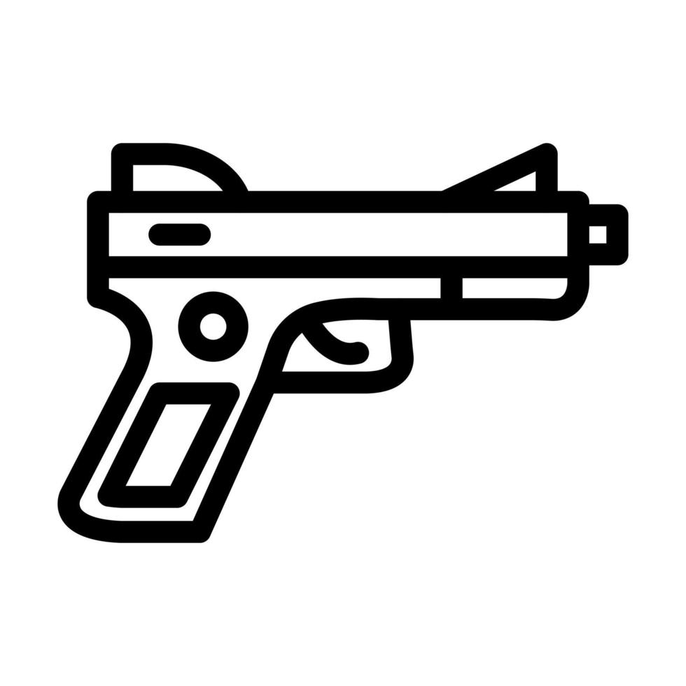 design de ícone de pistola vetor