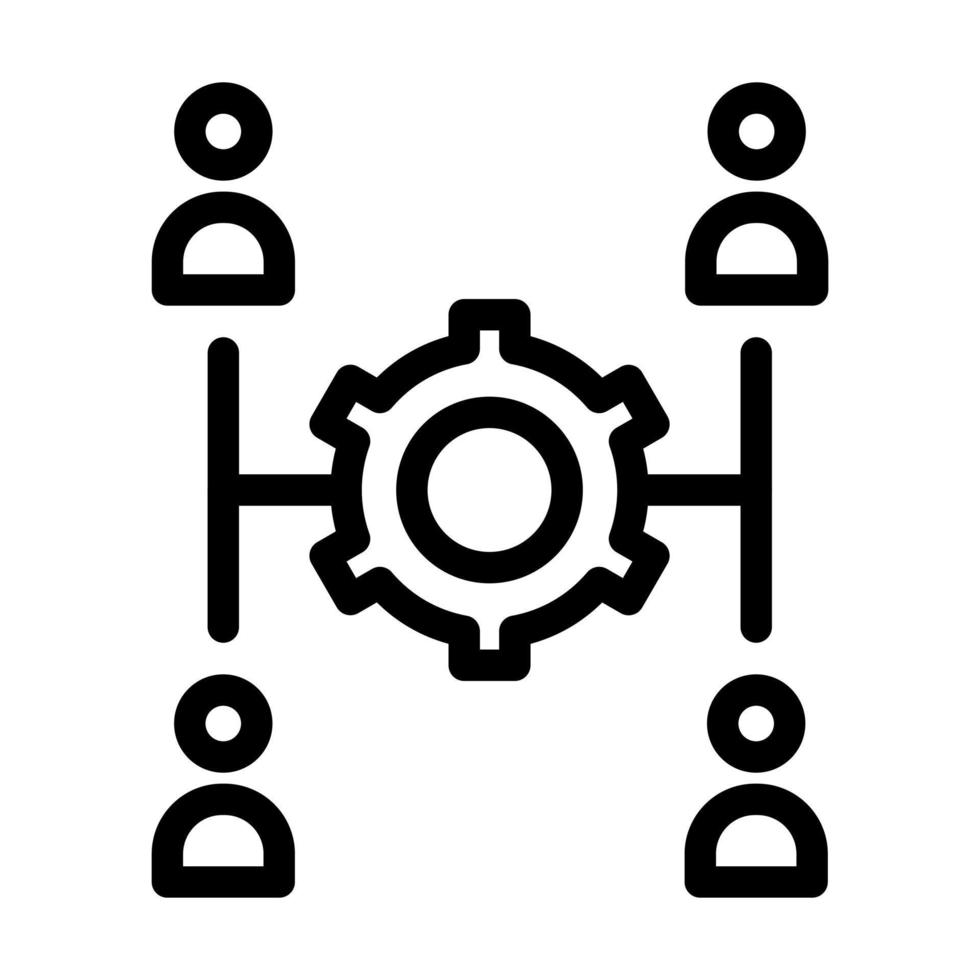 design de ícone de engajamento do usuário vetor