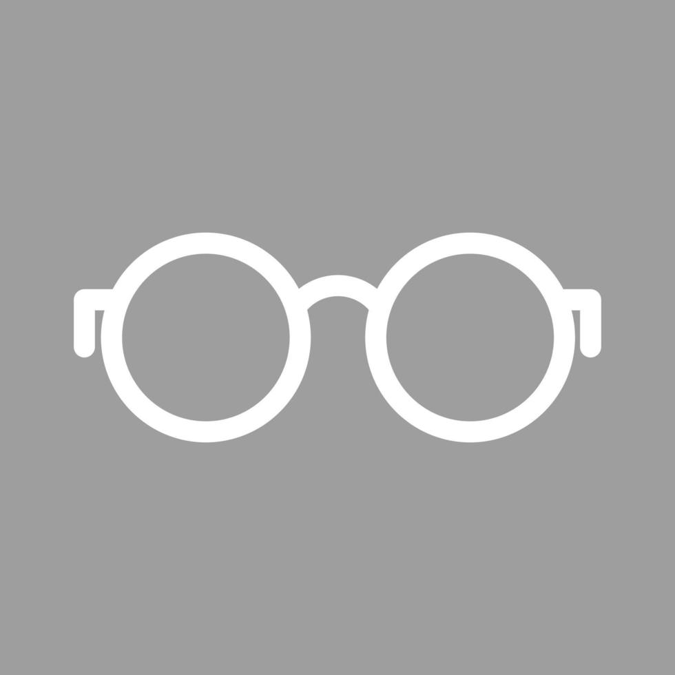ícone de fundo de cor de linha de óculos vetor