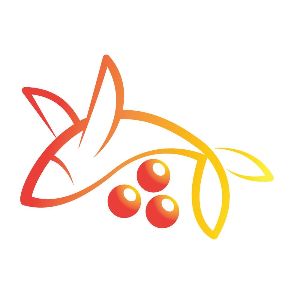 design de vetor de logotipo de ovo de peixe voador