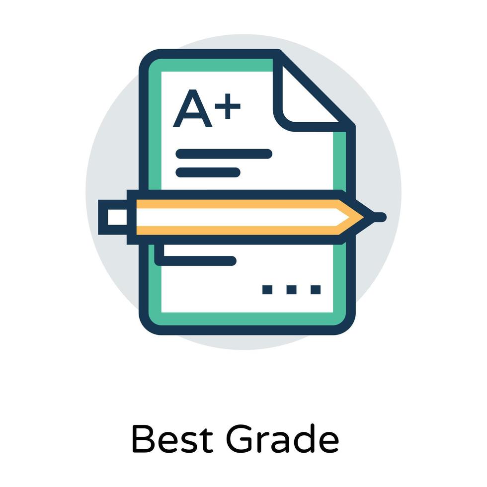 classificação acadêmica da moda vetor