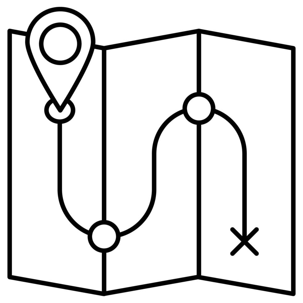 mapa de navegação que pode facilmente editar ou modificar vetor