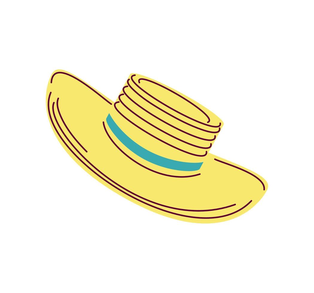 ícone de chapéu cubano vetor