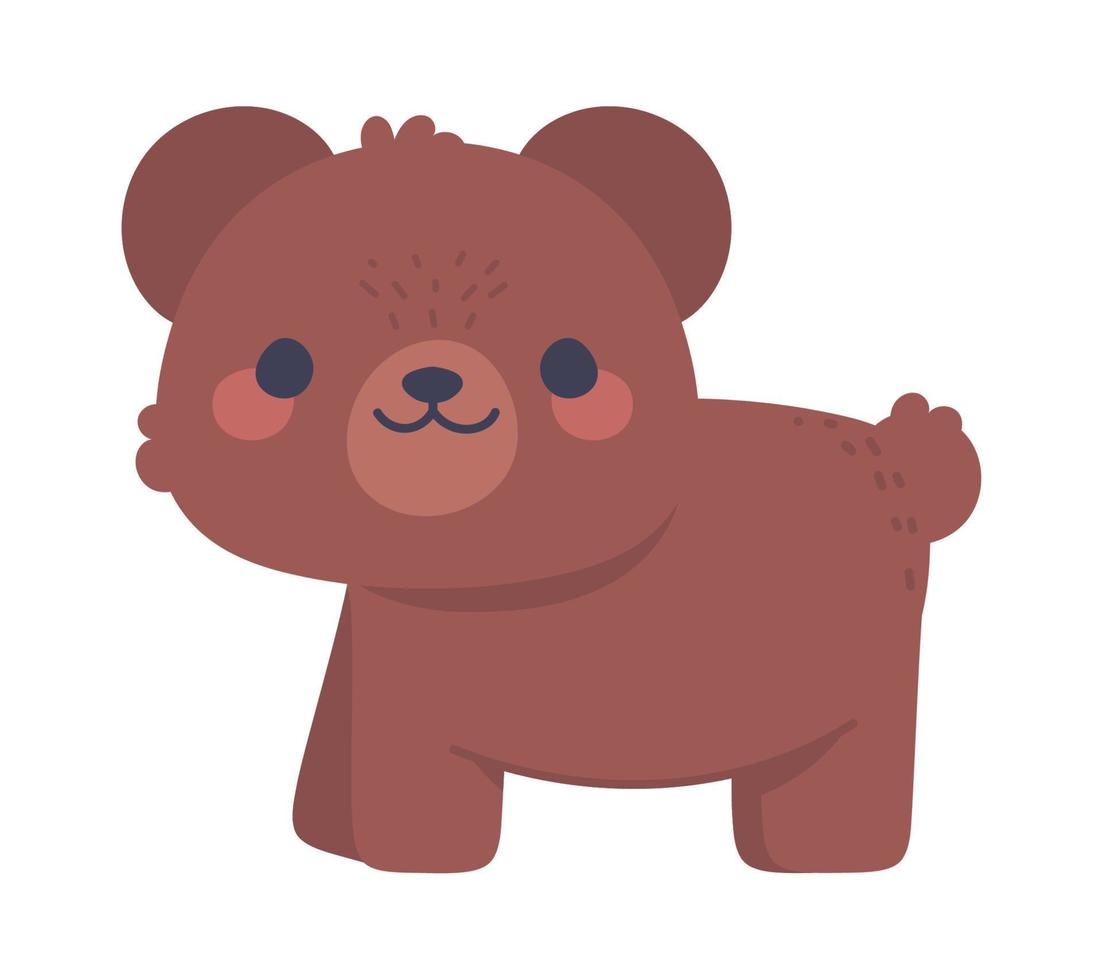 animal urso kawaii vetor