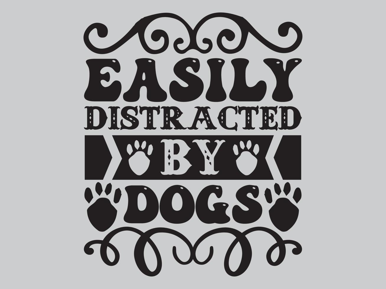 arquivo eps de design de camiseta para cachorro vetor