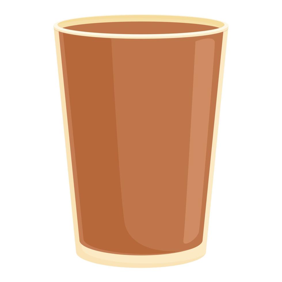 vetor de desenhos animados de ícone de café frio. beber café