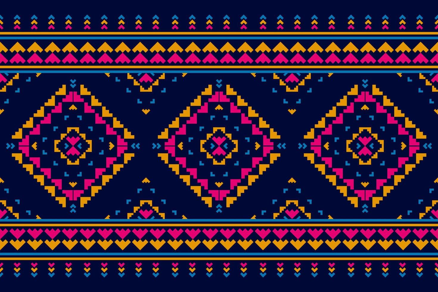 tapete étnico tribal arte padrão. padrão sem emenda étnico geométrico em tribal. estilo mexicano. vetor