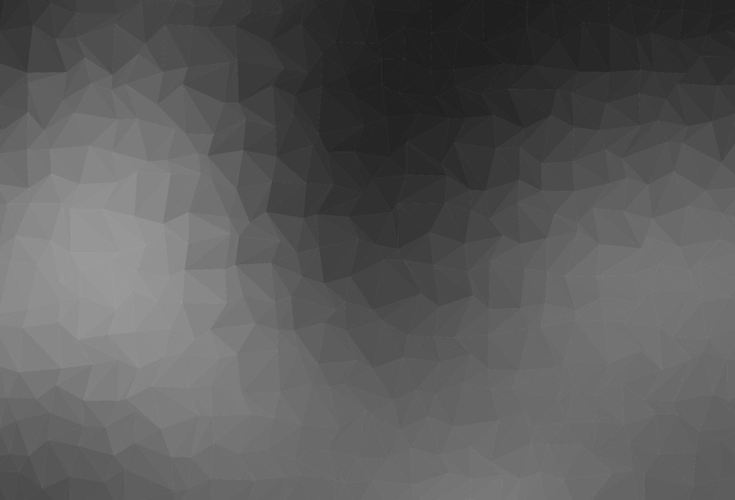 prata escura, capa poligonal abstrata de vetor cinza.