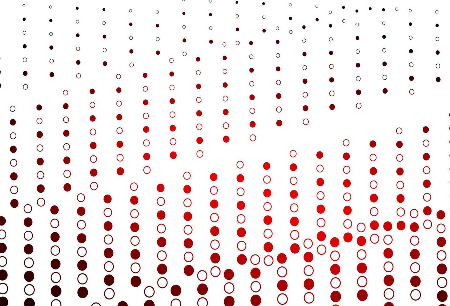 padrão de vetor vermelho claro com esferas.