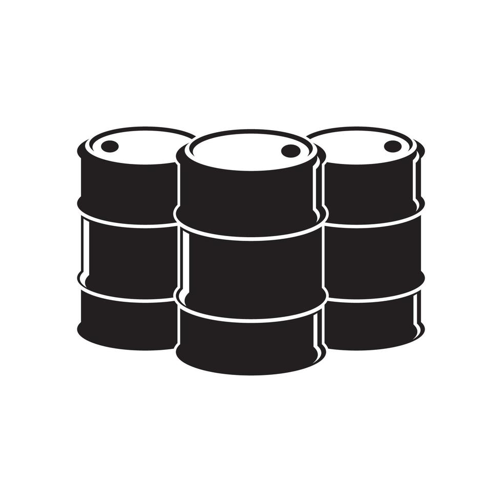 ícone da lata de óleo, vetor de ícones de gasolina. ilustração simples de ícones vetoriais de ícones de ícones vetoriais de óleo de vasilha de óleo para ícones vetoriais de reabastecimento na web