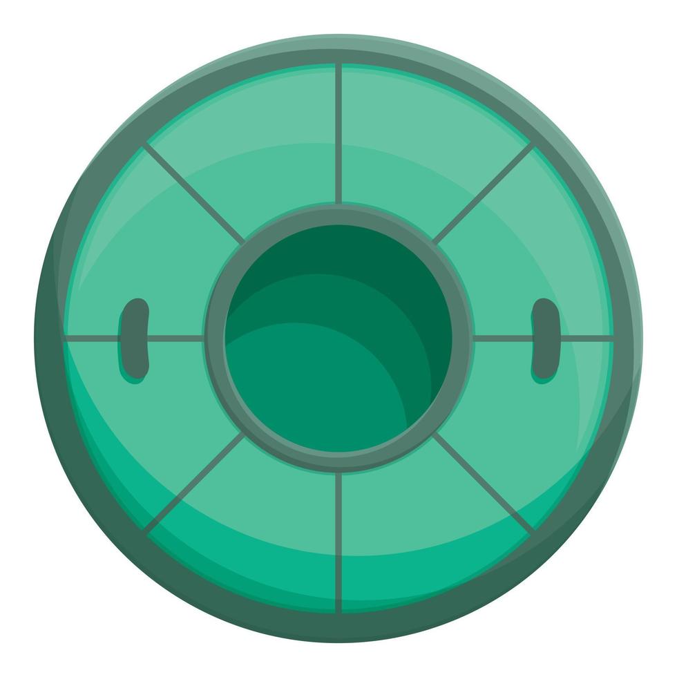 vetor de desenhos animados do ícone do tubo de neve de férias. esporte divertido