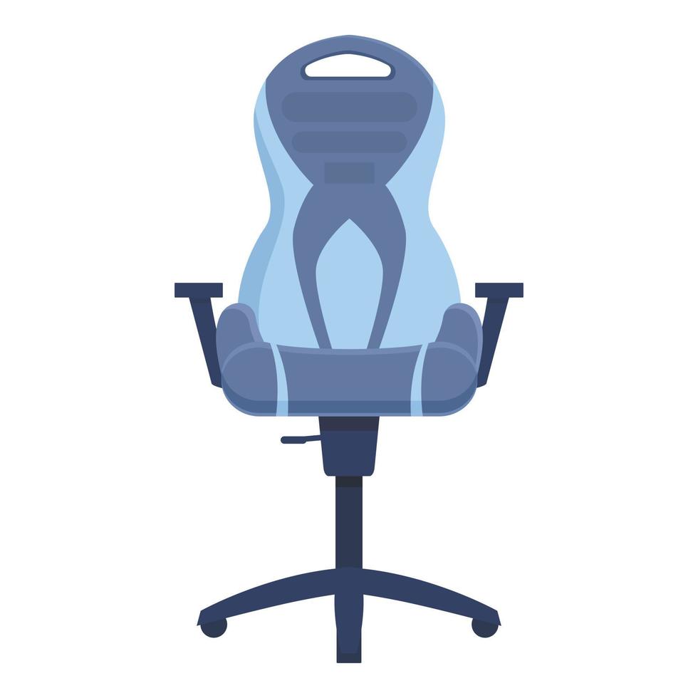vetor de desenhos animados de ícone de cadeira de assento. mobília do jogador
