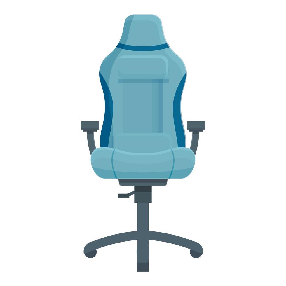 vetor de desenhos animados de ícone de cadeira de jogador em casa. móveis de jogos