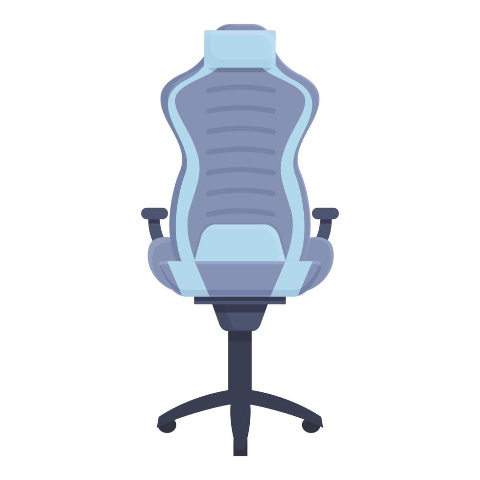 vetor de desenhos animados de ícone de cadeira de jogos. assento de jogador