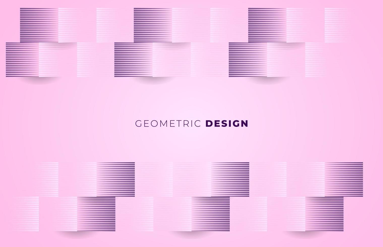 design geométrico de fundo de estilo de linha de papel vetor