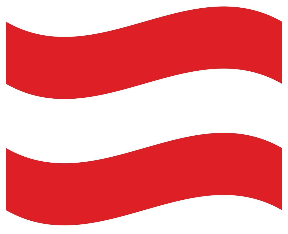 bandeira nacional da áustria - ícone de cor plana. vetor