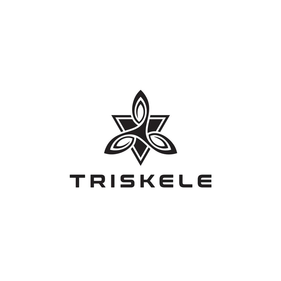 triskeke logo design.eps vetor