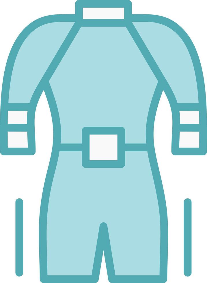 ícone de vetor de roupa de mergulho