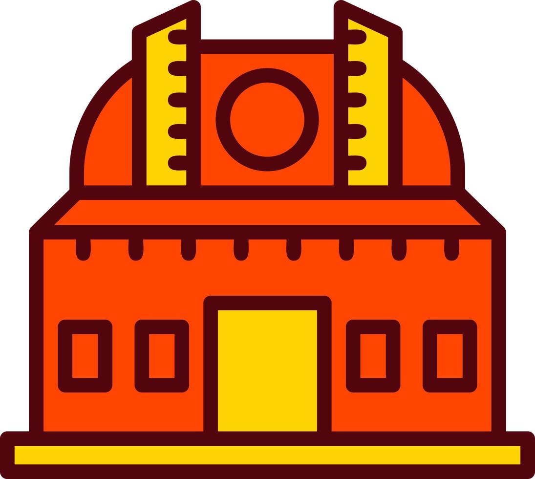 ícone de vetor do observatório
