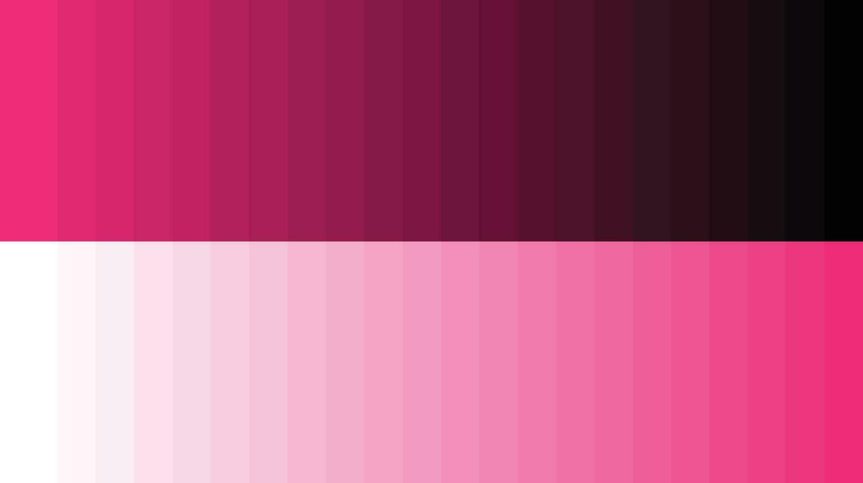 paleta de cores rosa vetor
