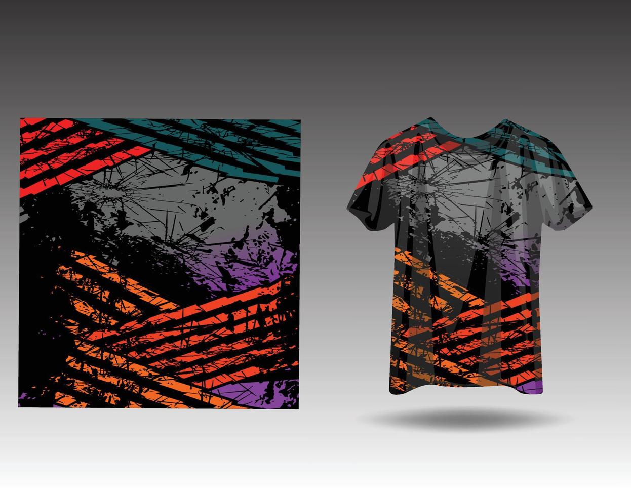 design esportivo de camiseta para corrida, jersey, ciclismo, futebol, jogos vetor