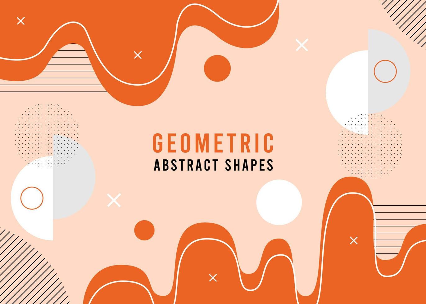 fundo de forma geométrica abstrata para powerpoint vetor