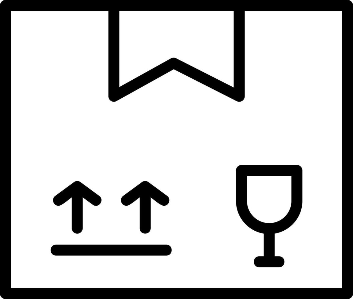 design de ícone de vetor de caixa