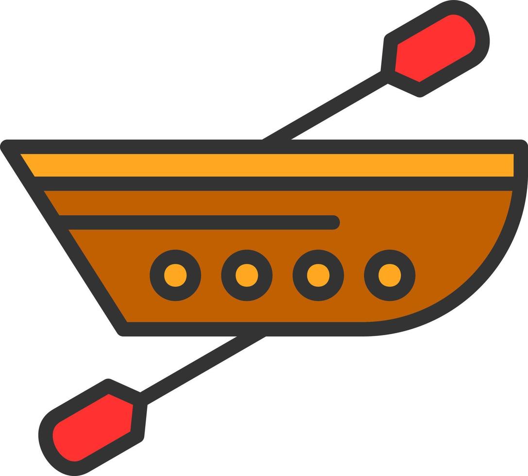 design de ícone de vetor de canoagem