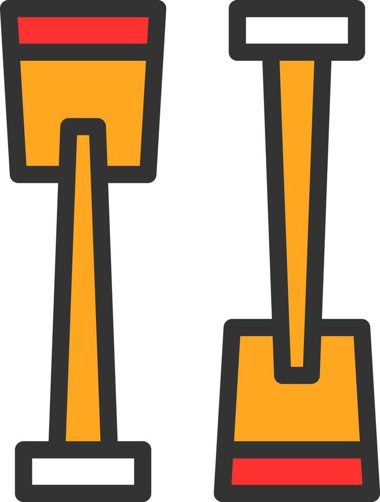 design de ícone de vetor de remo