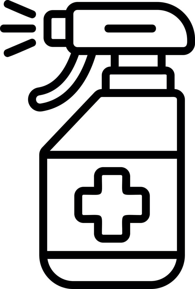 design de ícone de vetor desinfetante