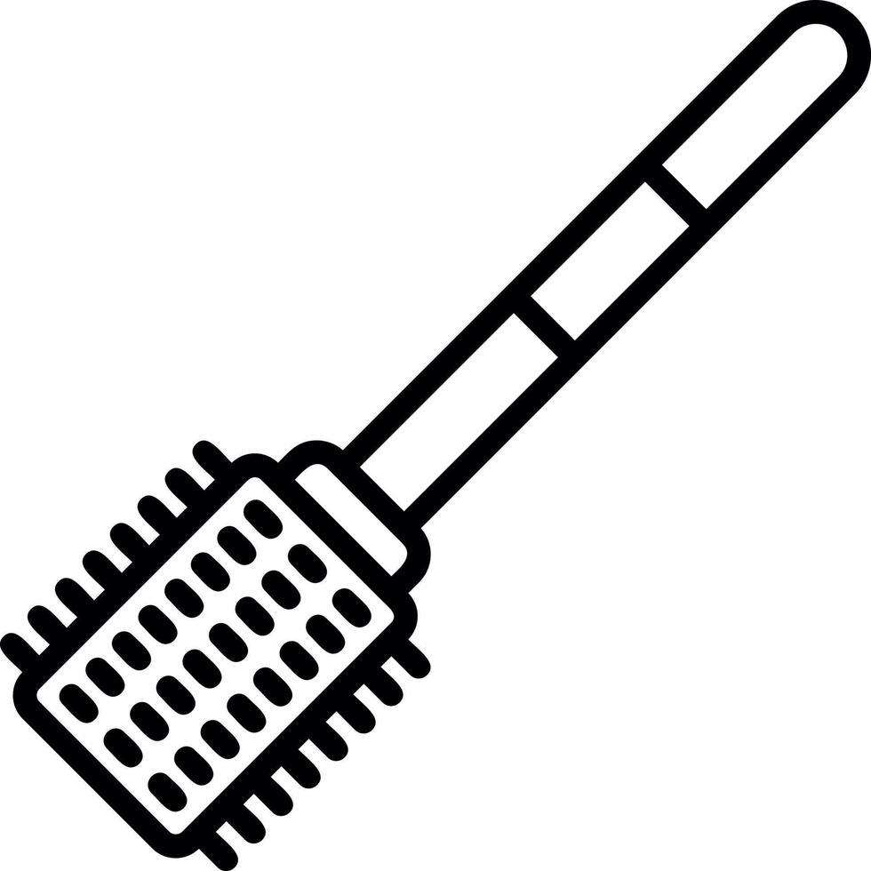 design de ícone de vetor de escova de banheiro