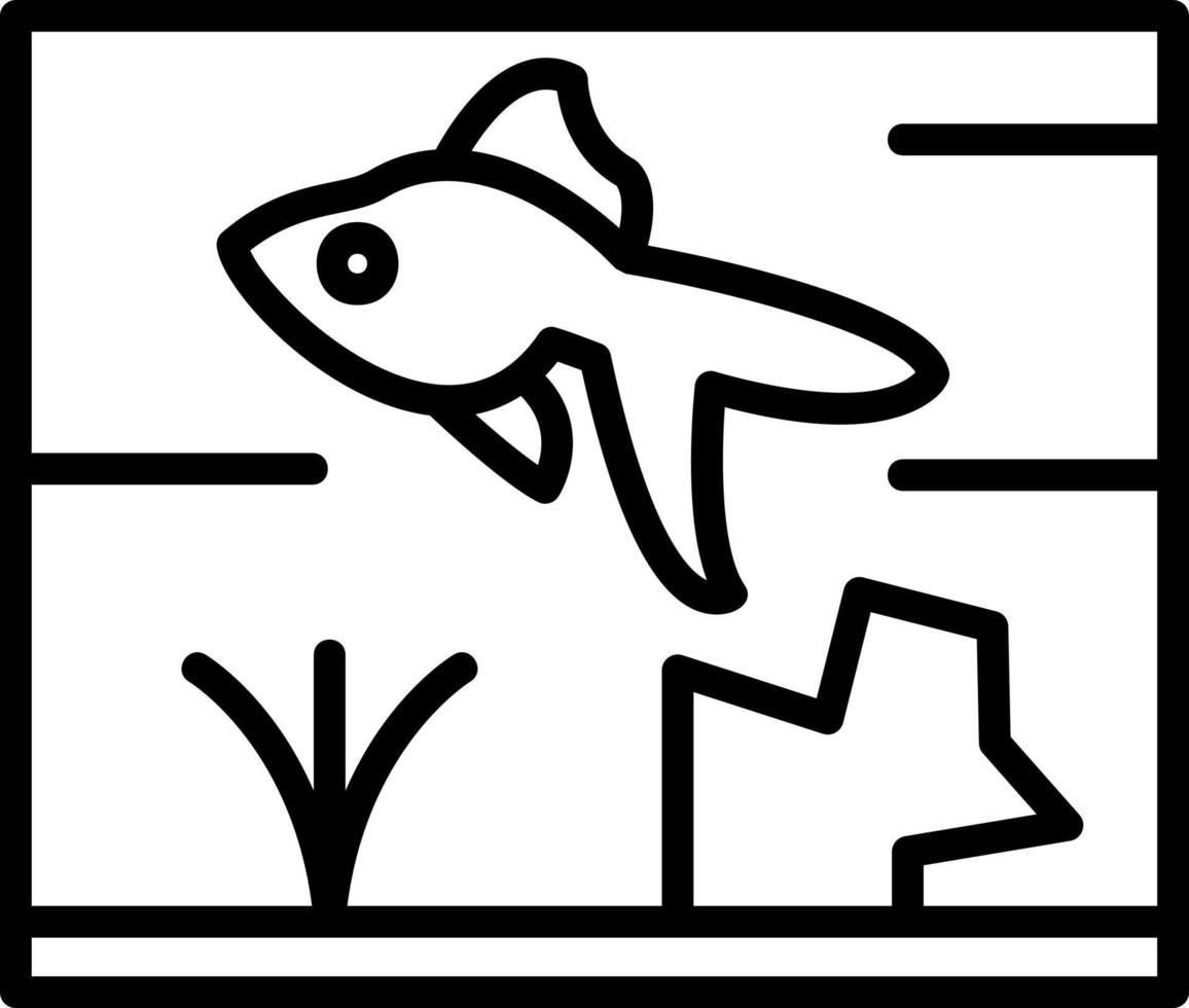 design de ícone de vetor de aquário