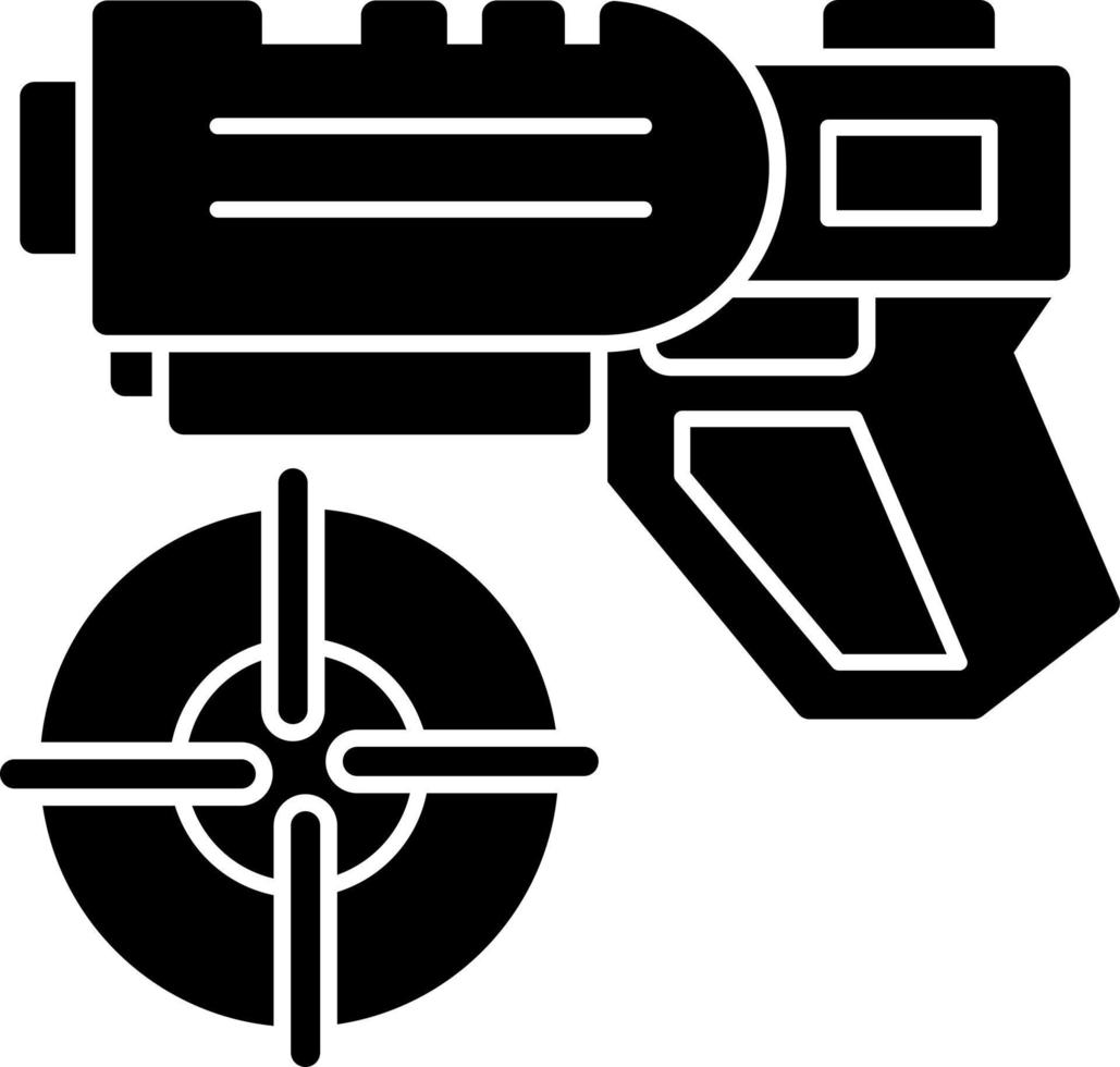 design de ícone de vetor de jogo de tiro