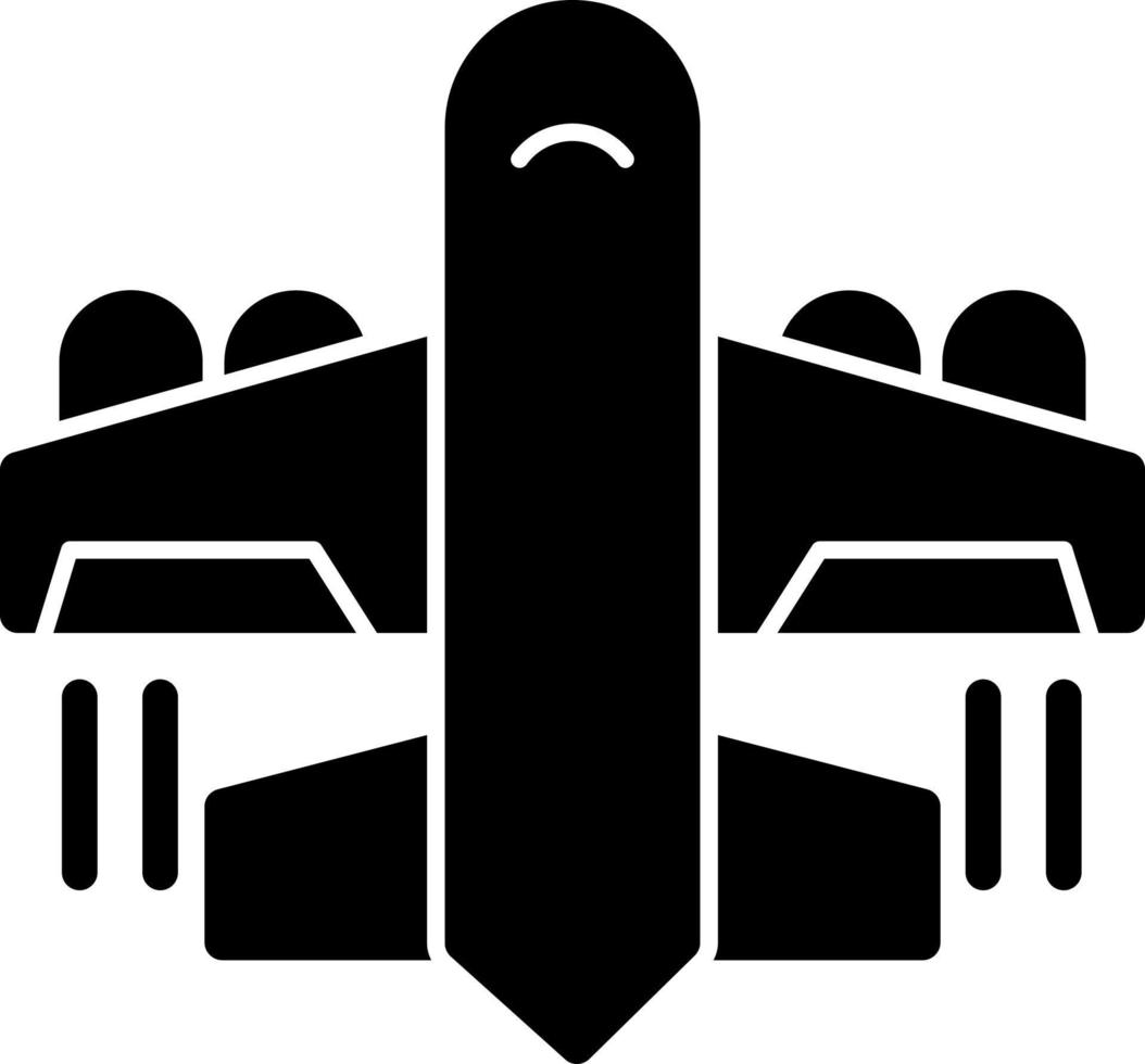 design de ícone de vetor de aeronaves