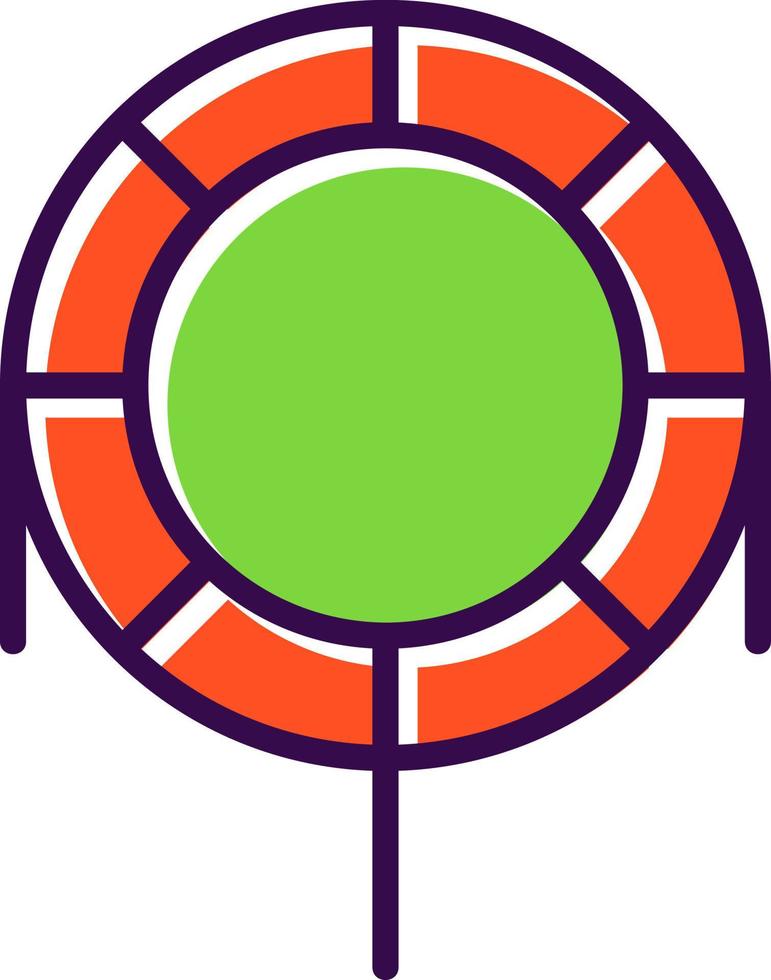 design de ícone de vetor de trampolim