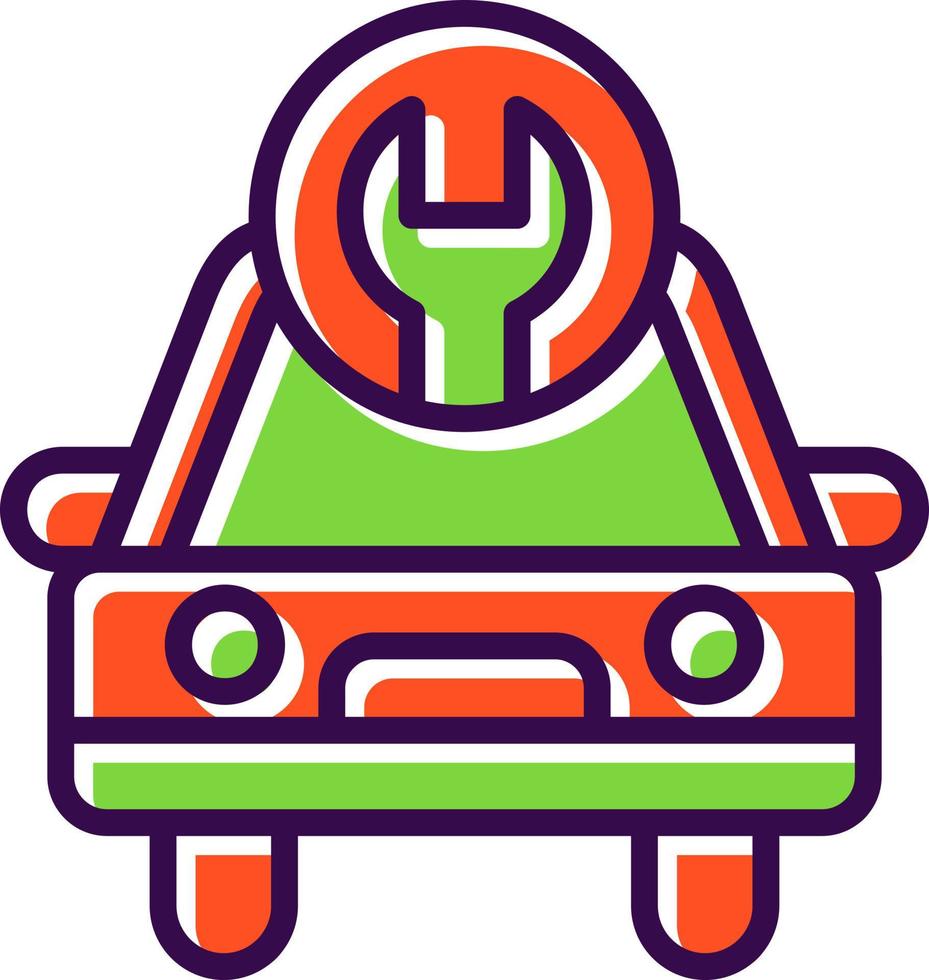 design de ícone de vetor de serviço de carro