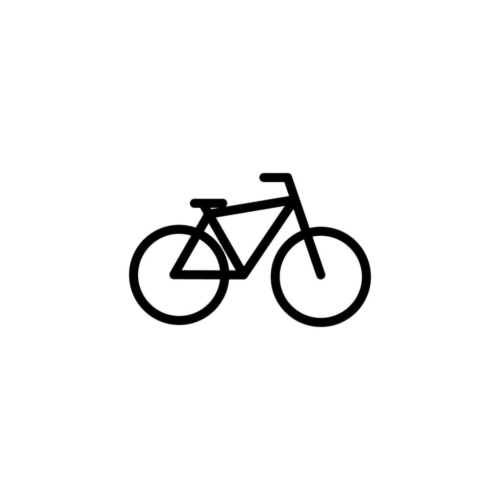 modelo de vetor de design de ícone de bicicleta